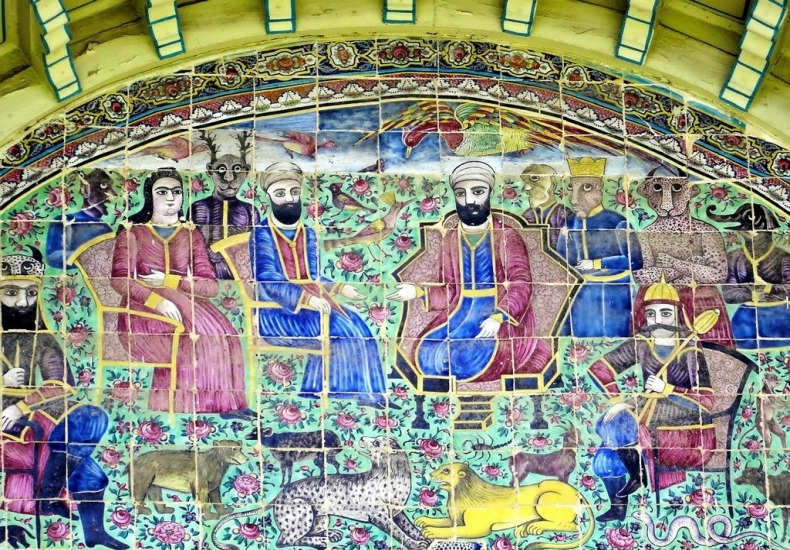 معماری باغ ارم شیراز