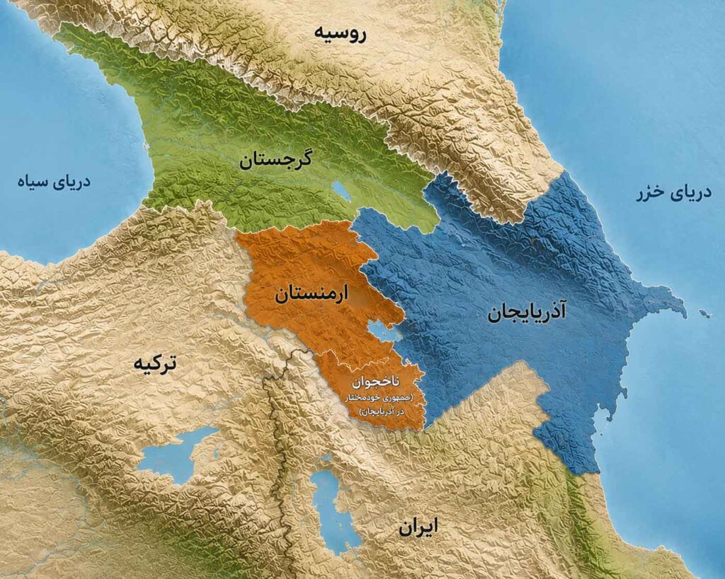 موقعیت جغرافیایی گرجستان