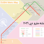 نقشه مترو دبی 2026